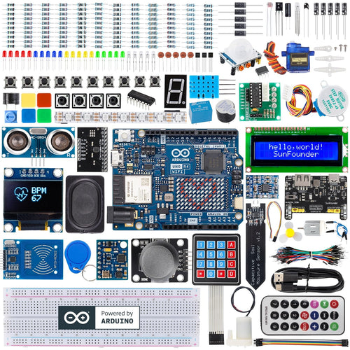 Arduino Starter Kit UNO R4 WiFi 300+ Bauteile 50 Projekte