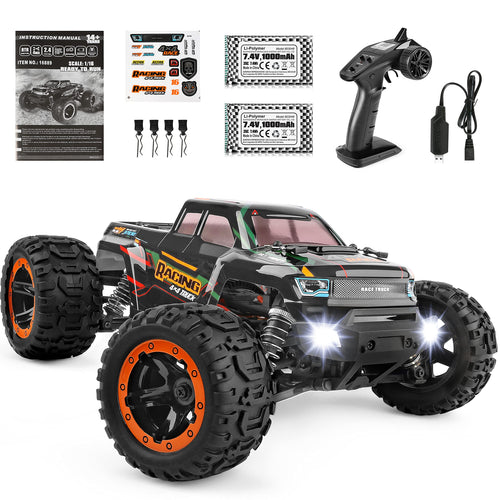 RC Monstertruck 1:16 4WD 36 km/h mit 2 Akkus IPX4 Allrad