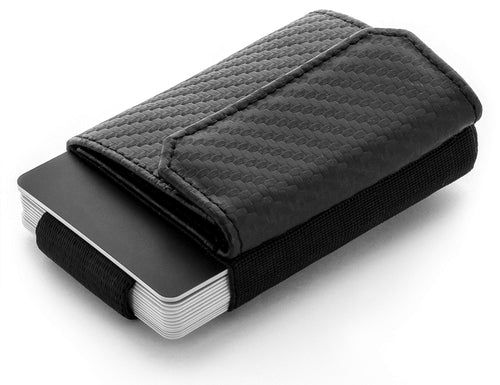 Slim Wallet Leder Münzfach bis 13 Karten Kreditkartenformat