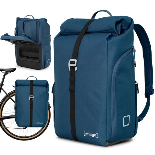 Fahrradtasche Rucksack 34L wasserdicht 2-in-1 Gepäckträger