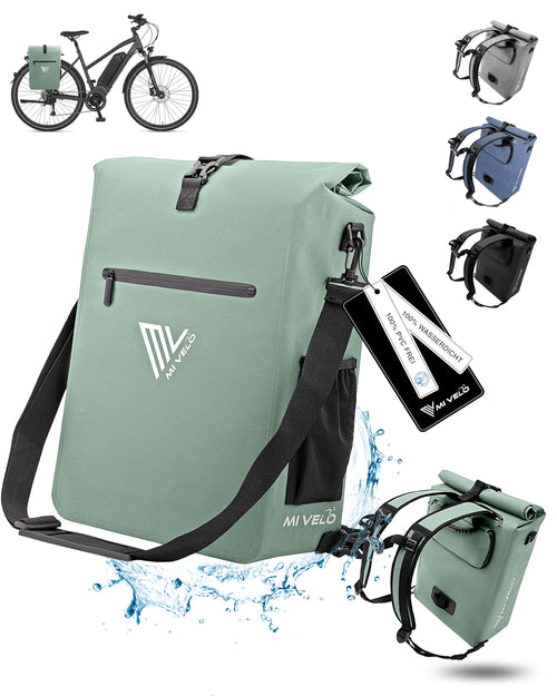 Fahrradtasche Gepäckträger 3-in-1 Rucksack Umhängetasche wasserdicht