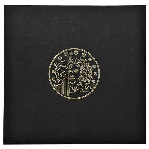 Münzalbum Ringbuch schwarz 5 Seiten für 215 Münzen 20-30mm