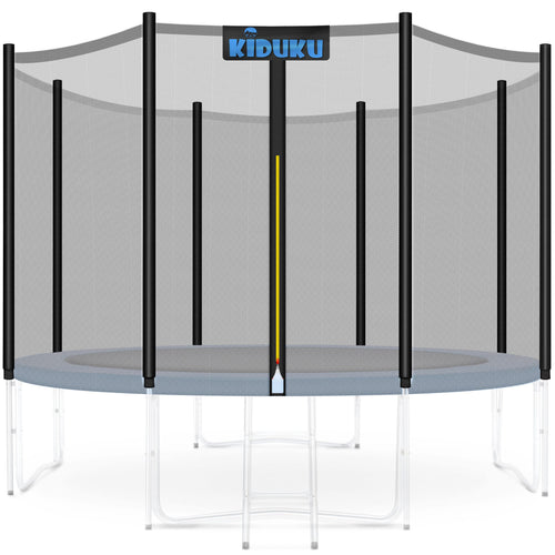 Trampolin Sicherheitsnetz 427 cm 8 Stangen Polyethylen UV-beständig