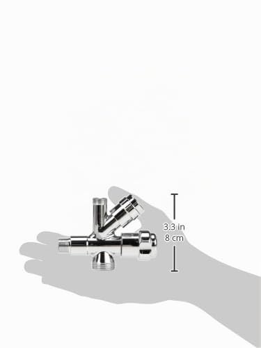Kombi-Eckventil 3/8" Chrom für Waschtisch, WC und Spüle - Bild 6