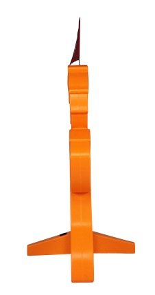 Warnaufsteller Kind Strasse reflektierend 82,5 cm orange mit Fahne - Bild 8