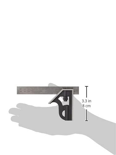 Kombinations-Winkelmassstab Gusseisen 150 mm Millimeter fuer Ausbildung - Bild 5