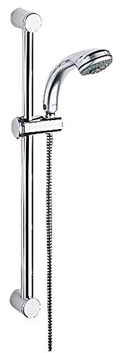 Duschstange 60 cm höhenverstellbar Metall rostfrei Wandmontage - Bild 3
