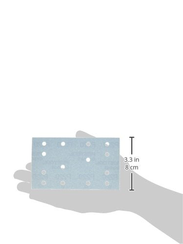 Schleifstreifen 80x133 mm P220 Granat Holz &amp; Lack 100 Stück - Bild 3
