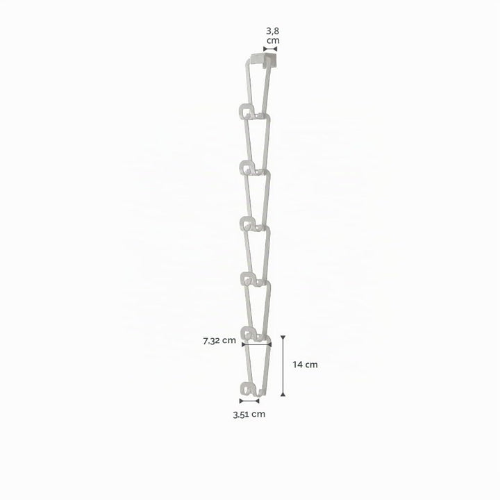 Taschengarderobe zum Hängen modular erweiterbar Weiss - Bild 7