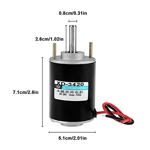 Gleichstrom-Getriebemotor 24V 30W 6000rpm CW/CCW reversibel - Bild 2