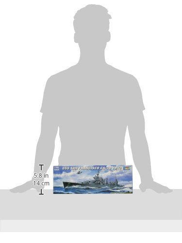 Modellbausatz USS San Francisco Schwerer Kreuzer 1:700 - Bild 5