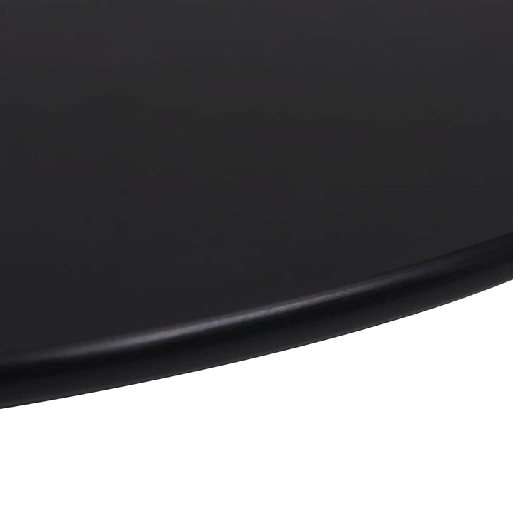 Tischplatte Glas Rund 90 cm Schwarz für Ess- und Couchtisch - Bild 5