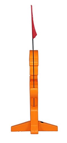 Warnaufsteller Kind Strasse reflektierend 82,5 cm orange mit Fahne - Bild 7