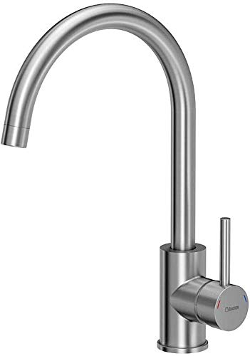 Granit-Einbauspüle Beige 77x44 cm reversibel mit Siphon und Armatur - Bild 2