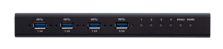 USB 3.1 Gen1 Industrie-Switch 4x4 Metallgehäuse wandmontierbar - Bild 3
