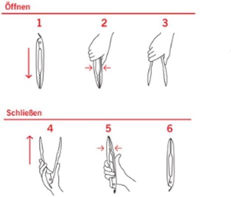Küchenzange Edelstahl 18/10 mit Einhand-Verschluss 23 cm - Bild 5