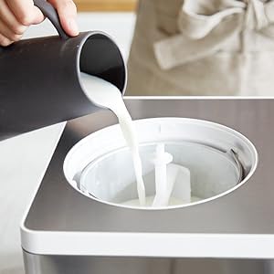 Eismaschine &amp; Joghurtbereiter 2 L mit Kompressor Edelstahl 220 W - Bild 7