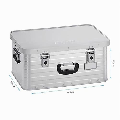 Aluminiumbox 47 L stapelbar spritzwasserdicht für Transport und Lager - Bild 3