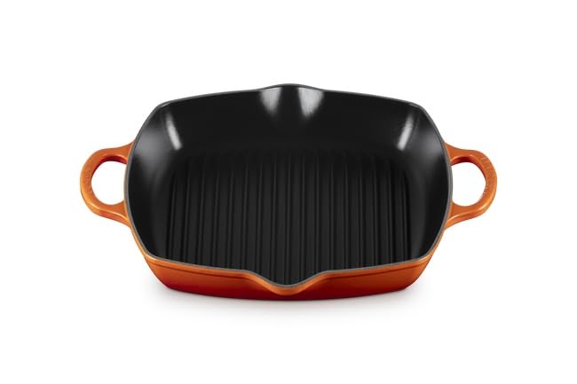 Grillpfanne Gusseisen quadratisch 30 cm mit Hilfsgriff, Induktion - Bild 3