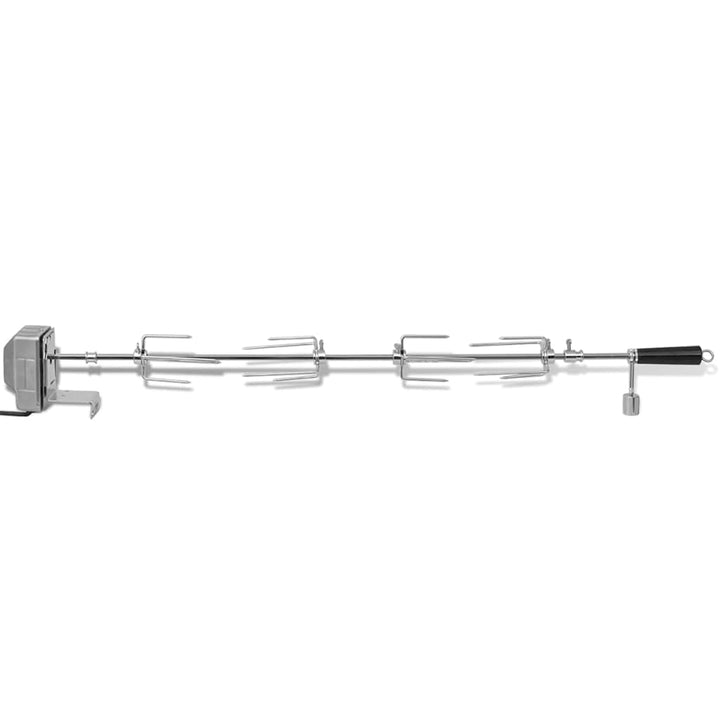 Grillspiess mit Motor Stahl 1000 mm für Gas- und Holzkohlegrill - Bild 7