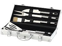 Grillbesteck-Set Edelstahl 5-teilig im Aluminium-Koffer - Bild 5