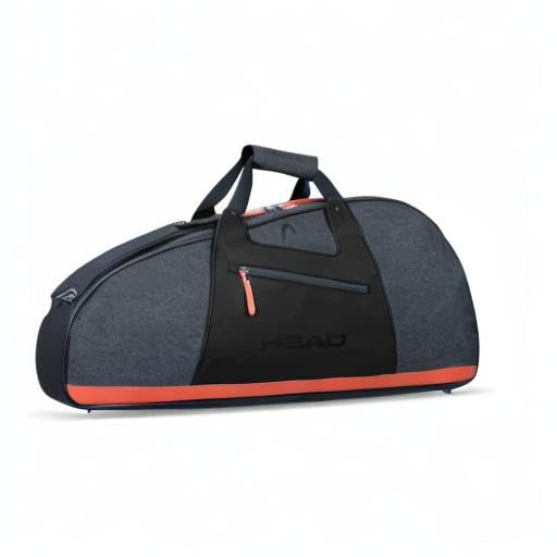 Tennis Combi Bag Damen PU-Nylon mit CCT+ Racketschutz anthrazit - Bild 6