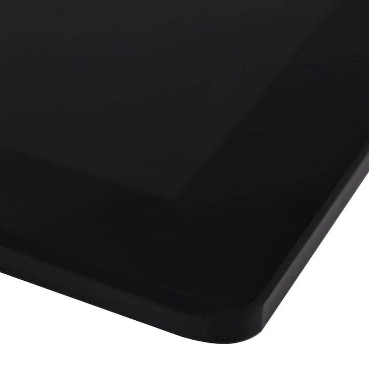 Tischplatte Hartglas quadratisch 80x80 cm schwarz für Esstisch - Bild 3