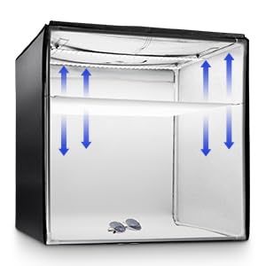Fotobox LED 60x60x60 cm mit 192 LEDs CRI95+ und 4 Hintergründen - Bild 7