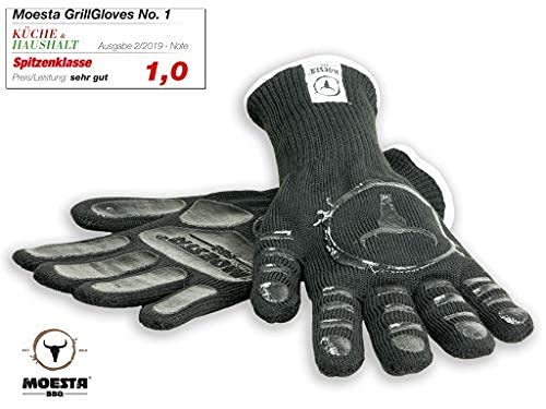 Grillhandschuhe Silikon Grösse L/XL hitzebeständig für Grill &amp; Küche - Bild 8