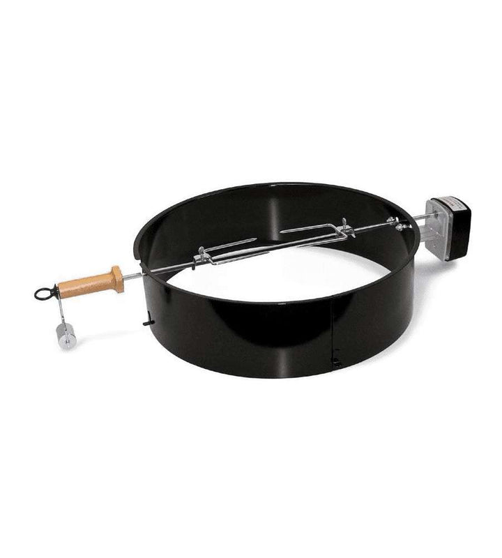 Drehspieß für 57 cm Holzkohlegrill Edelstahl motorbetrieben - Bild 4