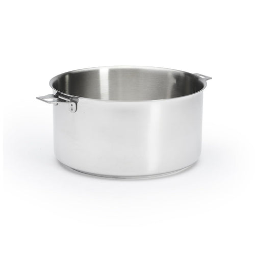 Kasserolle Edelstahl 28 cm – Bratentopf für Induktion & alle Herdarten