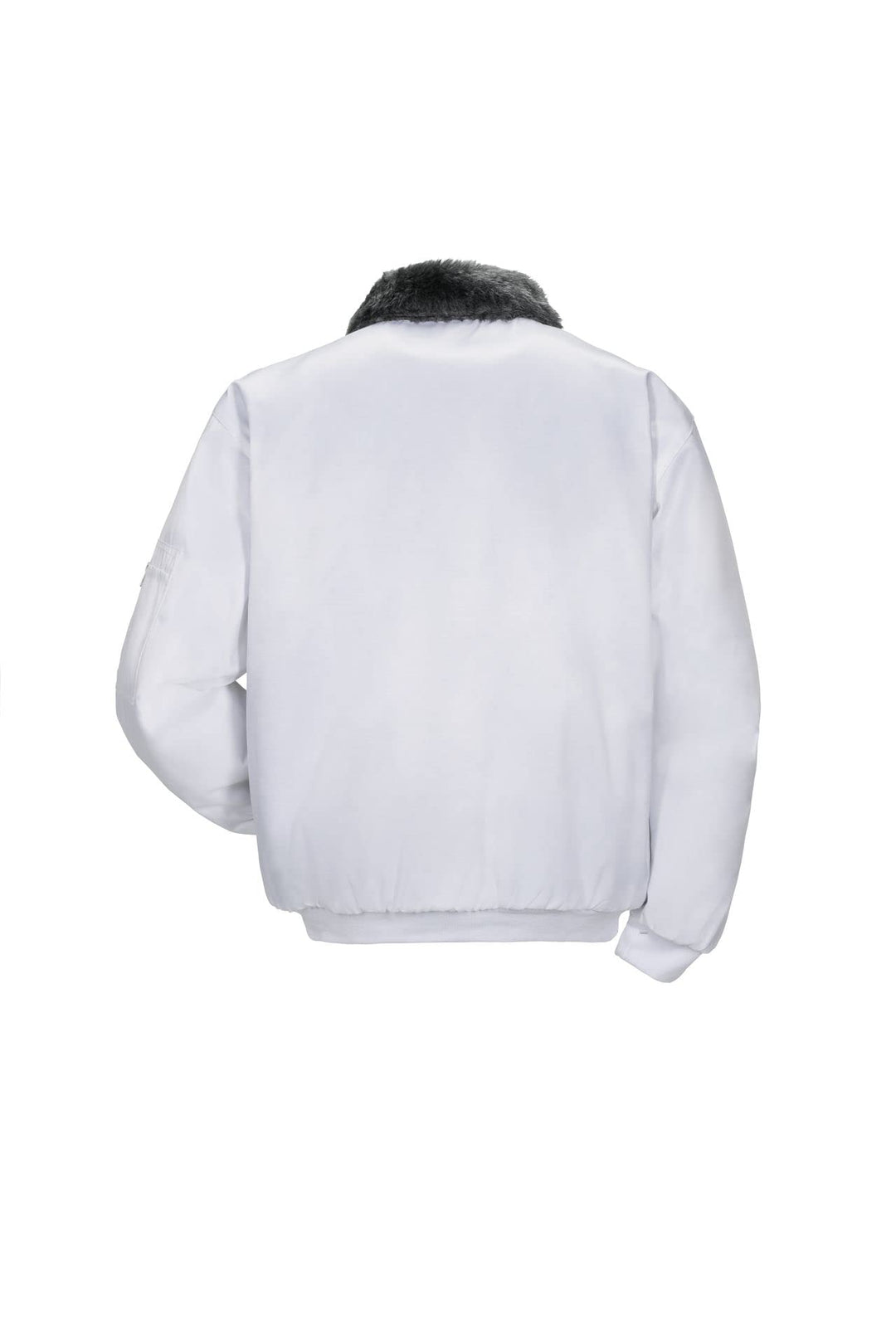 Pilotenjacke wasserabweisend mit Webpelzfutter Grösse L Weiss - Bild 5