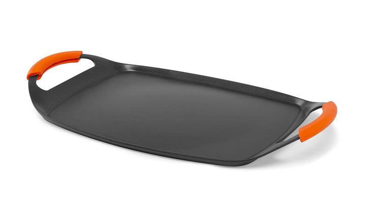 Grillplatte Aluminiumguss Antihaft 38x28.5 cm für alle Herdarten - Bild 2