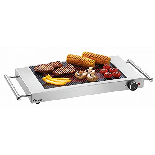 Elektro-Grillplatte SCHOTT CERAN 310x190mm 50-250°C Edelstahl - Bild 6