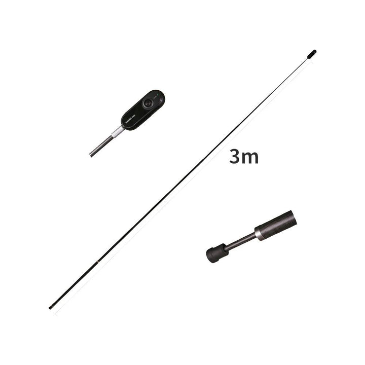 Selfie-Stick Verlängerung 3m Aluminium/Kohlefaser für 360°-Kamera - Bild 3