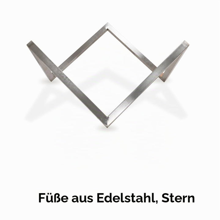 Feuerschale Cortenstahl Ø 60 cm mit Ringfuss für Garten - Bild 6