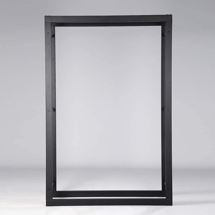 Kaminholzregal Metall Schwarz 100x25x150 cm für Innen &amp; Aussen - Bild 8