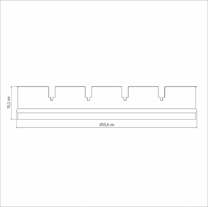 Churrasco Grillaufsatz Edelstahl rund für Spiessgrill 56 cm - Bild 7