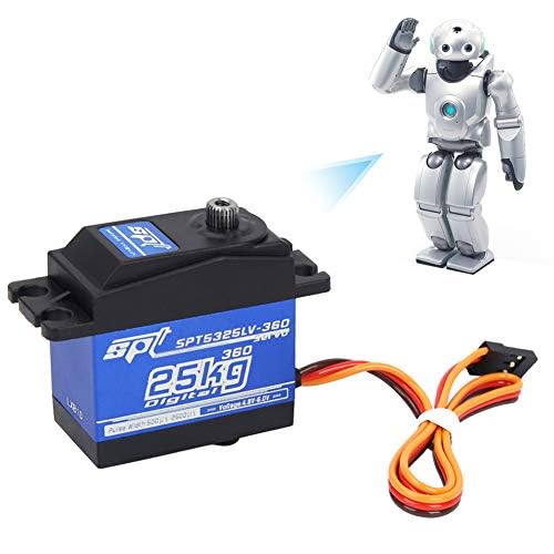Digitalservo 25 kg 360-Grad-Rotation Metallgetriebe für RC-Modellbau - Bild 2