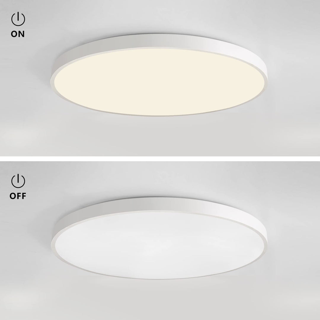 LED Deckenleuchte Flach Rund 54W 3000K Warmweiss 50cm Durchmesser - Bild 6