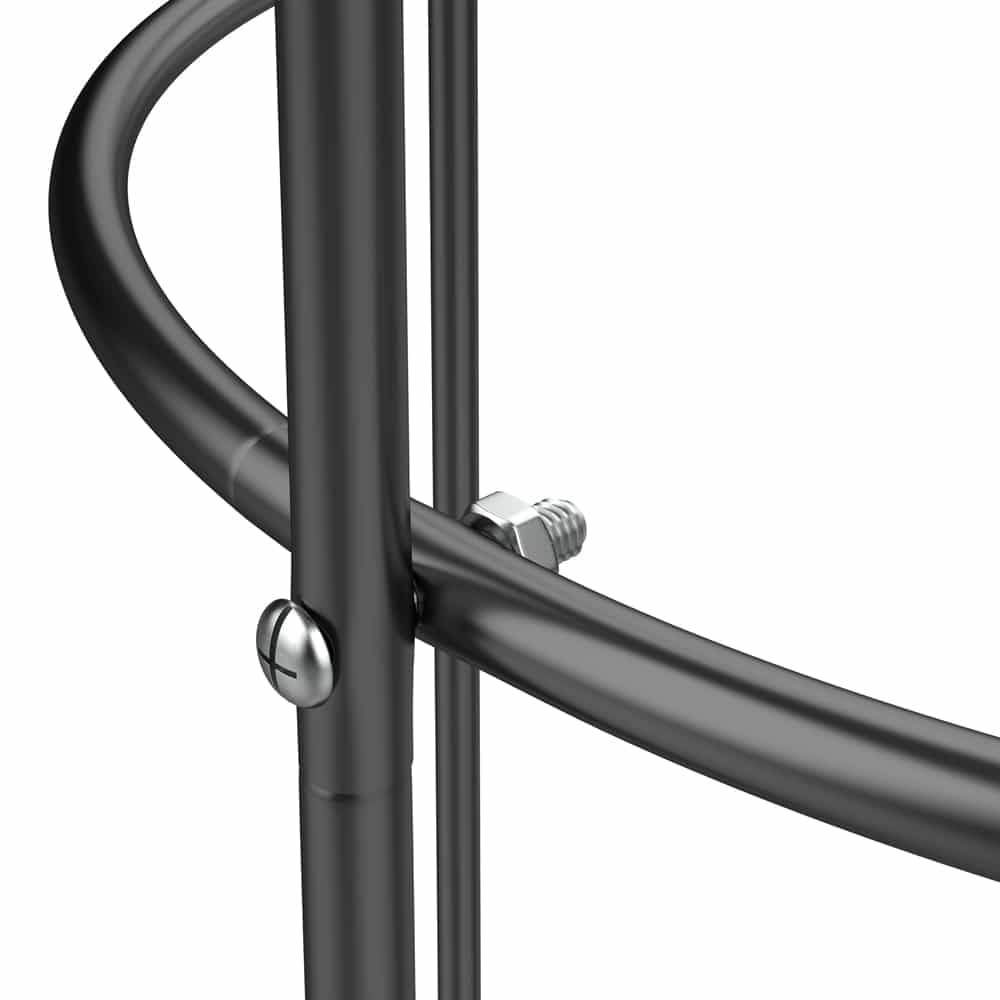 Rosensäule Metall 200cm Schwarz 2er-Set für Kletterpflanzen - Bild 5