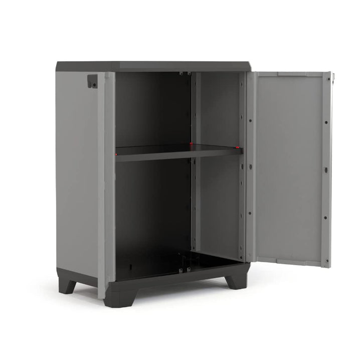 Kunststoffschrank niedrig 68x39x90cm abschliessbar Garage Keller - Bild 4
