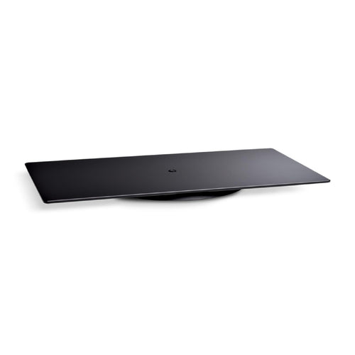 TV-Drehteller 360° Sicherheitsglas schwarz bis 70 kg für Monitor & TV