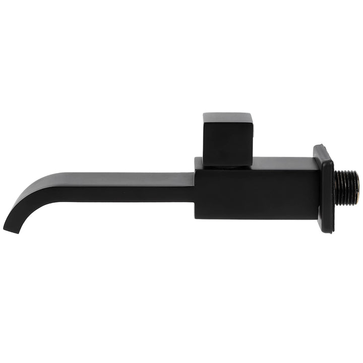 Wandarmatur Kaltwasser Messing Matt Schwarz G1/2 Waschbecken - Bild 8