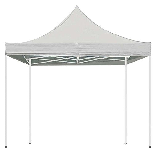 Gartenpavillon Aluminium 3x3 m wasserdicht zusammenklappbar Weiss - Bild 3