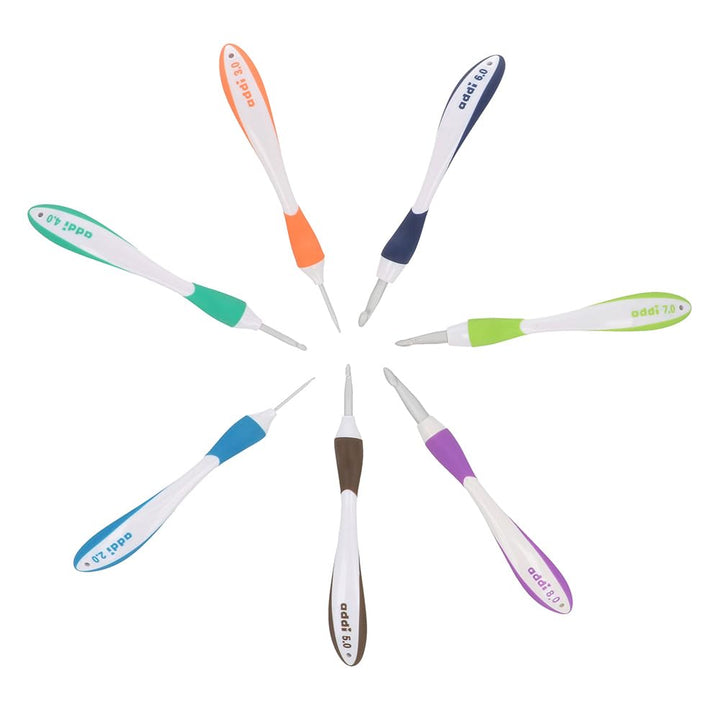 Häkelnadel-Set mit Etui 7 Nadeln ergonomisch 2-8 mm - Bild 4