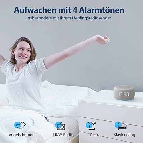 Radiowecker mit Nachtlicht 7-farbig, FM-Radio und 4 Wecktöne - Bild 5