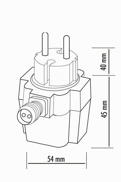Gartentrafo 12V 10W IP44 für Zimmerbrunnen und Gartenbrunnen - Bild 4
