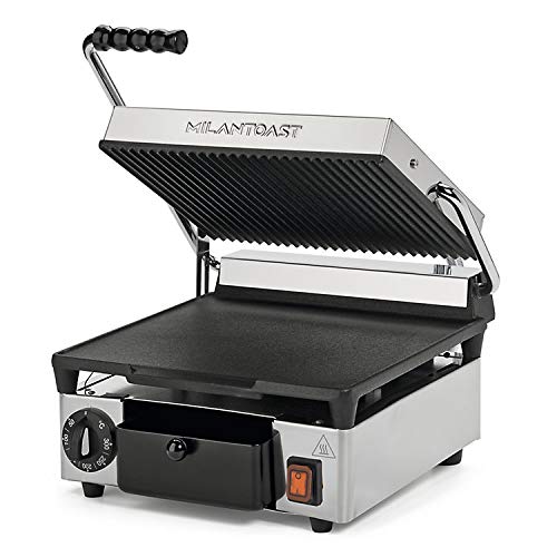 Kontaktgrill Gusseisen Keramik-Antihaft 29x25cm bis 300°C Panini - Bild 2