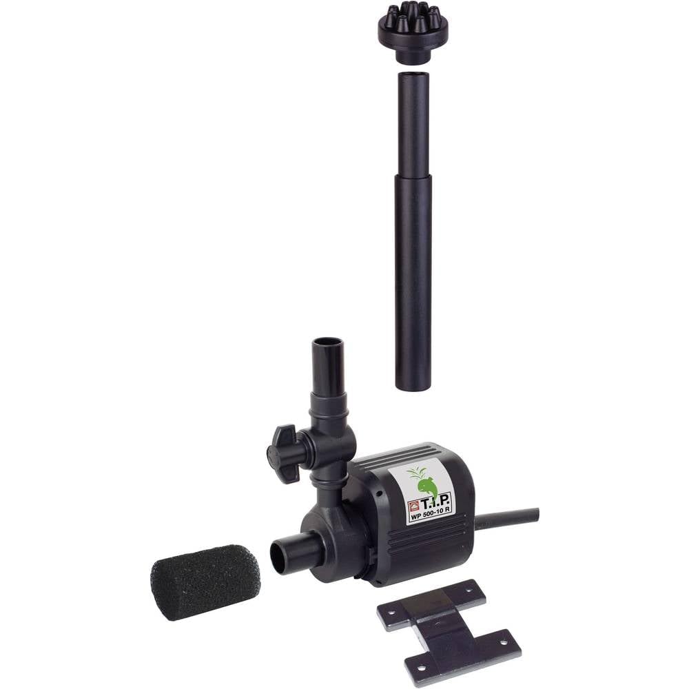 Springbrunnenpumpe 500 l/h, 6 Watt, Innen &amp; Aussen, mit Vulkandüse